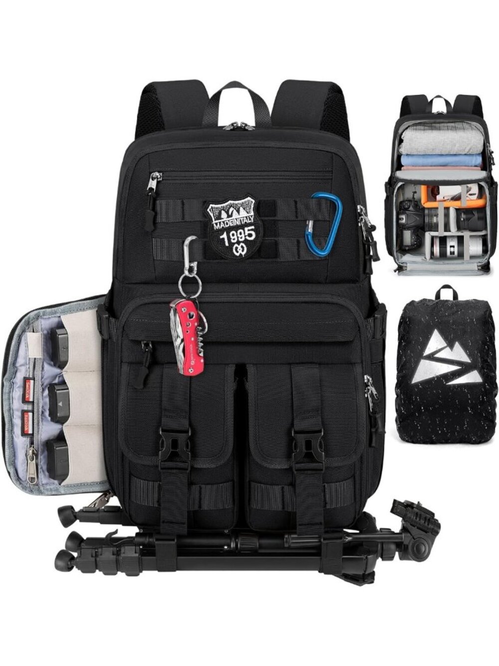 Stylish Camera Backpack for DSLR, SLR & Mirrorless - Perfect for Photographers